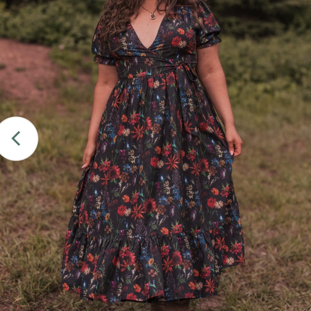 JessaKae Floral Wrap Maxi Dress